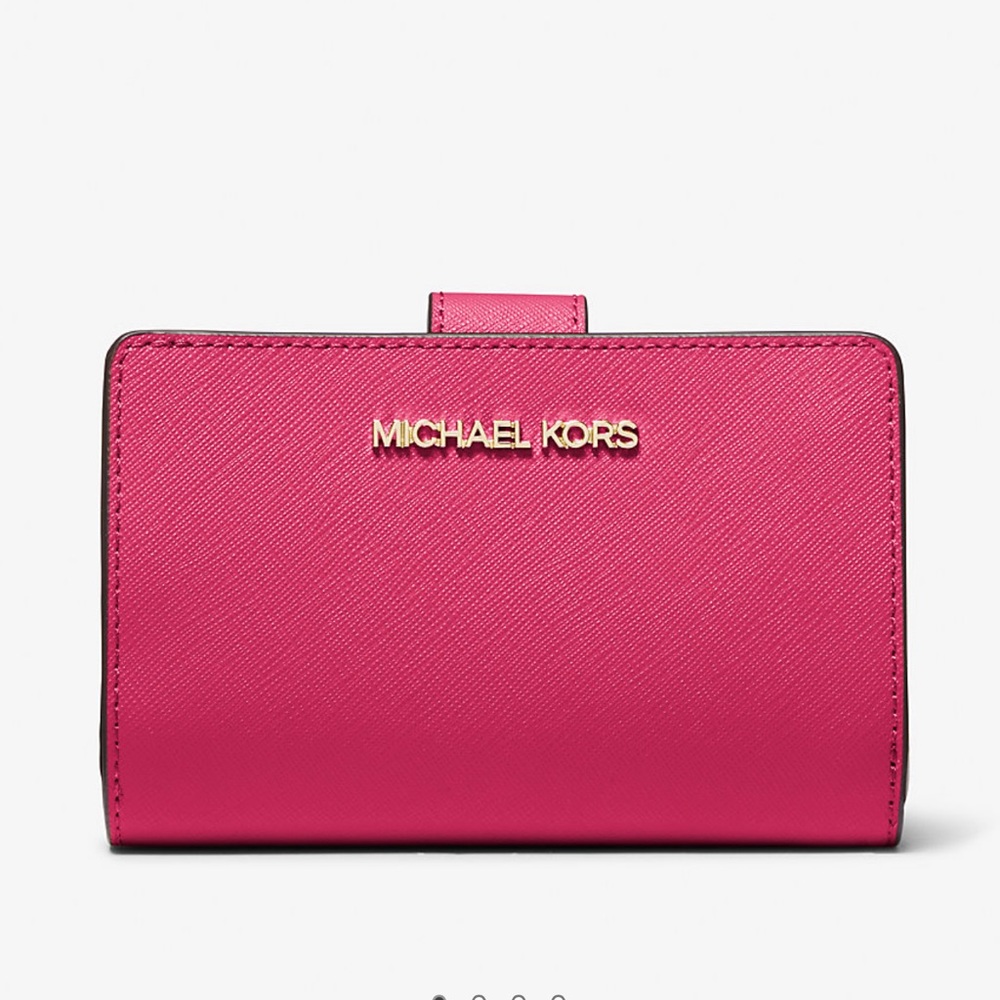 MICHAEL KORS
Medium Crossgrain Leather Wallet
Electric Pink
NWT - Picture 1 of 16